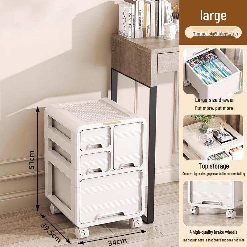 

Осаму Харада Многослойный мобильный шкаф для хранения с ящиками и колесиками Other