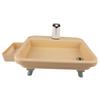 Outdoor Portable Sink Basin with Electric Pump Adjustable High Legs and Drainage Hose for Travel