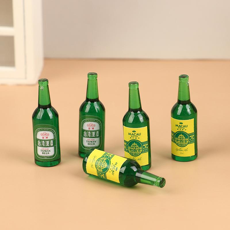 1/12 Puppenhaus Miniatur Bierkarren Spielzeug, Simulation Getränke Dekoration Zubehör, Mini Bier Modell für Puppenhaus, Sammler Dekoration