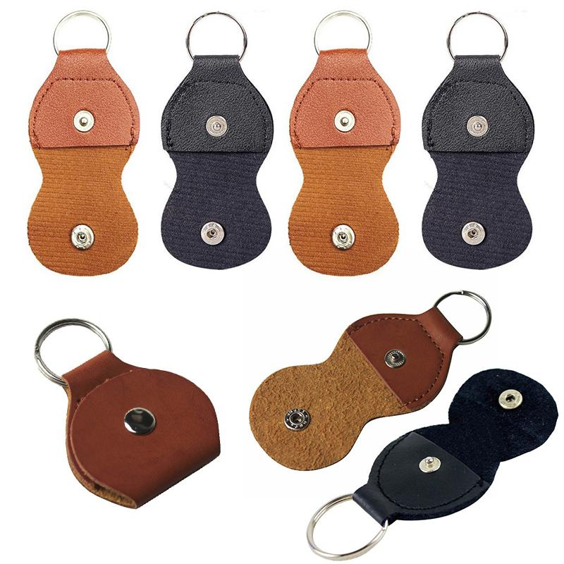 3PCS Guitar Pick Bag PU Leather High Quality Pick Storage Black Brown 2 Color Available Picks Holder Bags Guitar Accessories ZYF