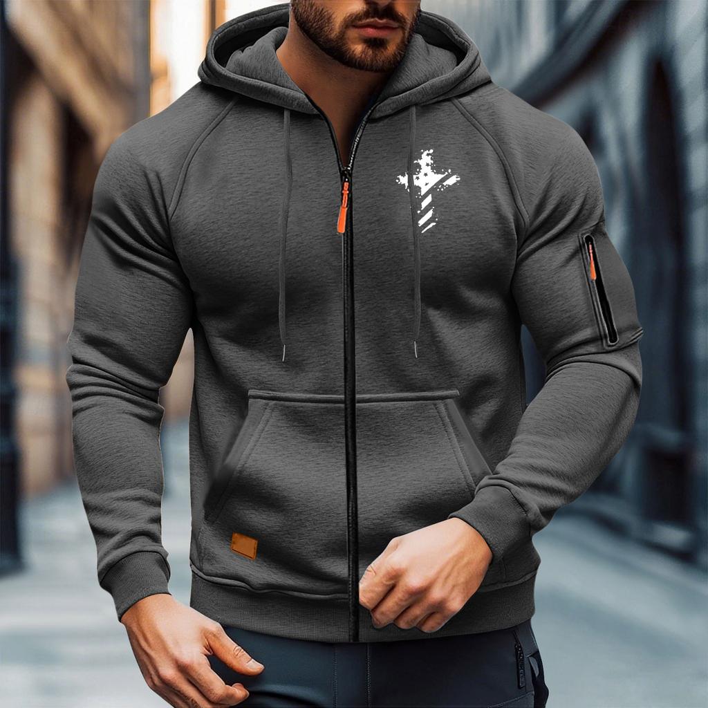 Hooded Sports Tracksuit Unisex Running Outfits Long Sleeve Pullover Hoodies Sweatshirt