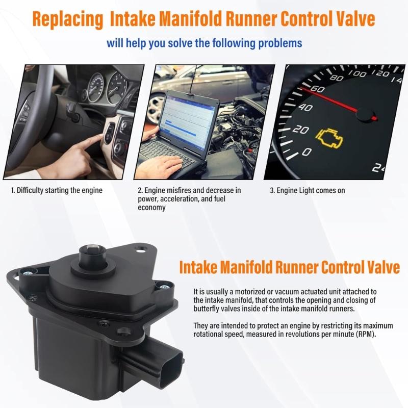 Part Number 911-902 Intake Manifold Runner Control Valves IMRC 4884549AD Compatible for 2.0/2.4L 07-12