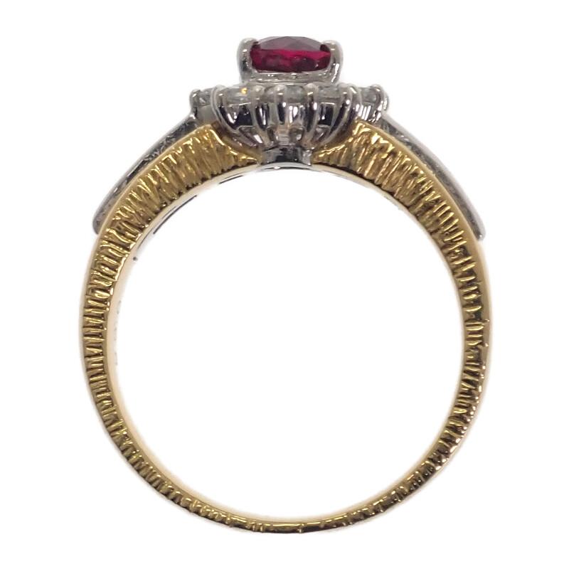 No Brand  #12(JP Size) Ring K18 Yellow gold/Pt900Platinum Women