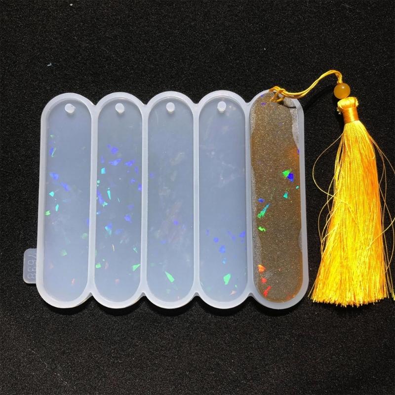 Bookmarks Resin Molds Irregular Holographic Resin Molds Silicone Bookmarks Mold for DIY Art Crafts Jewelry Making Molds