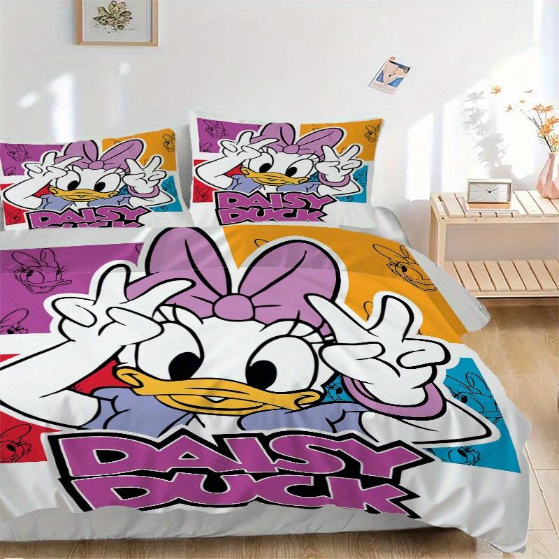 

Набор из 3 предметов с принтом Утенка Дейзи, мягкое и удобное одеяло-пододеяльник для спальни, гостевой комнаты Q014 135x200cm