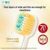 Lion FINE CLEAN Ultra-Dense Wide Head Soft Bristle Toothbrush