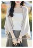 Dense Knit Wool Shawl Cardigan: Women's 2025 Fashion, Dual-Use Scarf and Coat, Spring/Autumn/Winter Style, Loose Fit