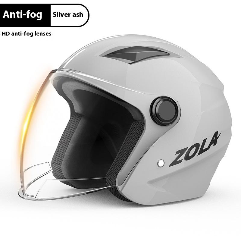 3/4 Half Helmet For Men Women Motorcycle Open Face Helmet Dual Sun Visor Quick Release Buckle Cycling Motocross Riding Equipment