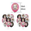 Party Supplies, Suitable for Fan Birthday Party Decorations - Party Banners, Party Balloons, Cake Decorations - RiRi
