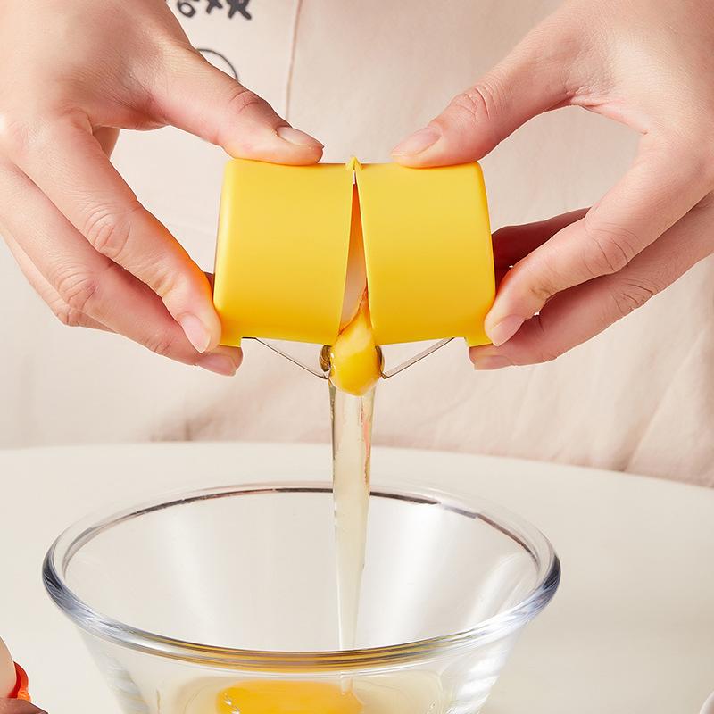 Egg Shell Opener Portable Egg Opener Kitchen Handheld Egg Shell Crusher Household Press Egg Shell Separator Kitchen Gadgets