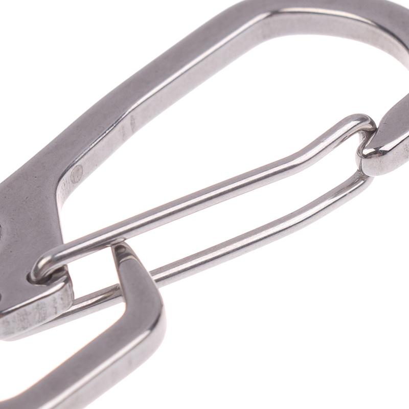 Stainless Steel Keychain Bottle Opener Multifunctional Carabiner Multifunctional Outdoor Keychain Ring Bag Pendant