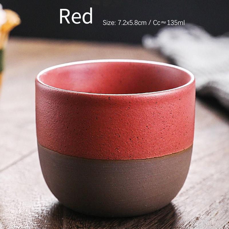 135ml Ceramic Japanese Coarse Pottery Tea Cup
