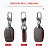 2-Tasten-Leder-Auto-Fernschlüssel-Abdeckung für Renault Kwid Traffic Symbol Dacia Sandero Logan Duster 2016 2017 2018 Shell