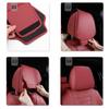 2Pcs Car Seat Headrest Cover Anti-Dirty Elastic Protective Dust Cover Key For Volkswagen VW GTI Golf Caddy Tiguan Amarok Arteon zh3