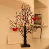 92MF Led Light Trees Light Spirit Trees Lamp With Red Fruit And Bird Decor