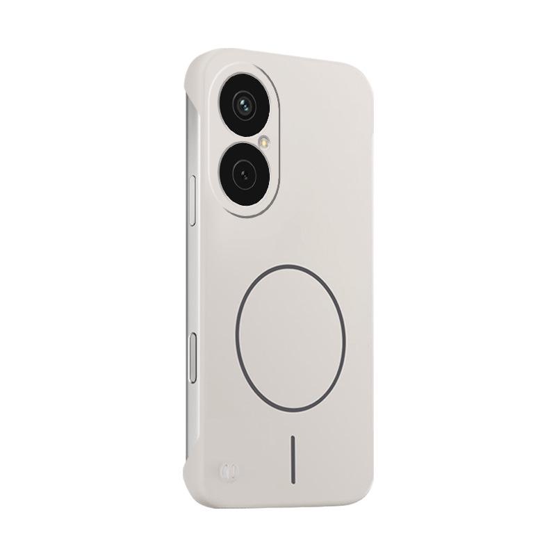 Huawei Enjoy 80 Protective Case: Skin-like, Magnetic, Borderless, Anti-Drop, Solid Color, Anti-Fingerprint Frosted Finish. Huawei Enjoy 80 белый