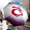 Turkish Football Club Emblem Automatic Folding Umbrella - 8-Rib Travel Umbrella with Auto Portable Case, Ideal Gift for Birthdays