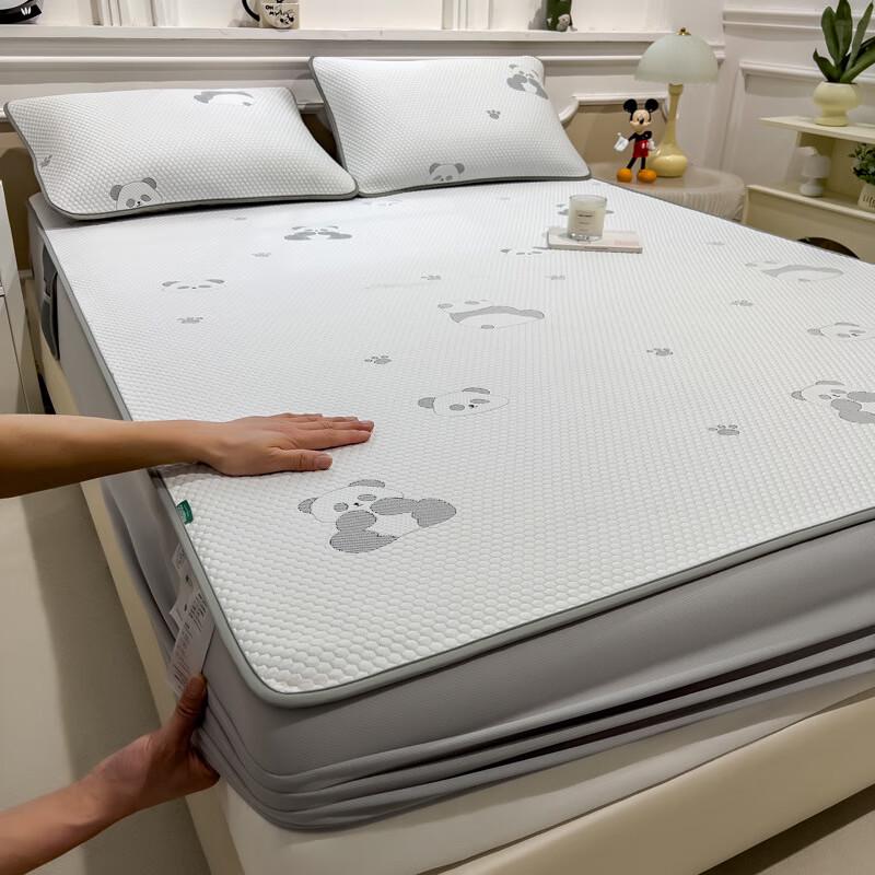 Yuanzu 7D Isbön Kylande Madrasskydd 3-delat Lakan set