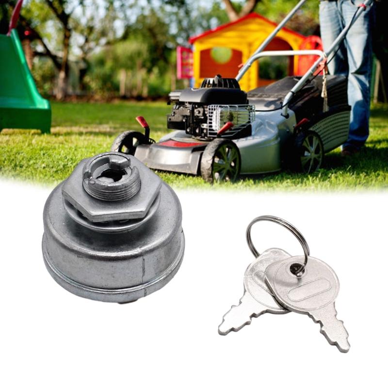 Ignition Starter Switch 5 Pin with 2 Keys for Tractor Lawn Mower Garden Tool AM31995 AM1023444 5323654-02 700172 741308
