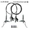 IIIPRO C5X4 Ultralight 4 Piston Bicycle Hydraulic Brake 850/1550mm MTB Brake Cooling Oil Pressure AM DH Road Bike Disc Brake