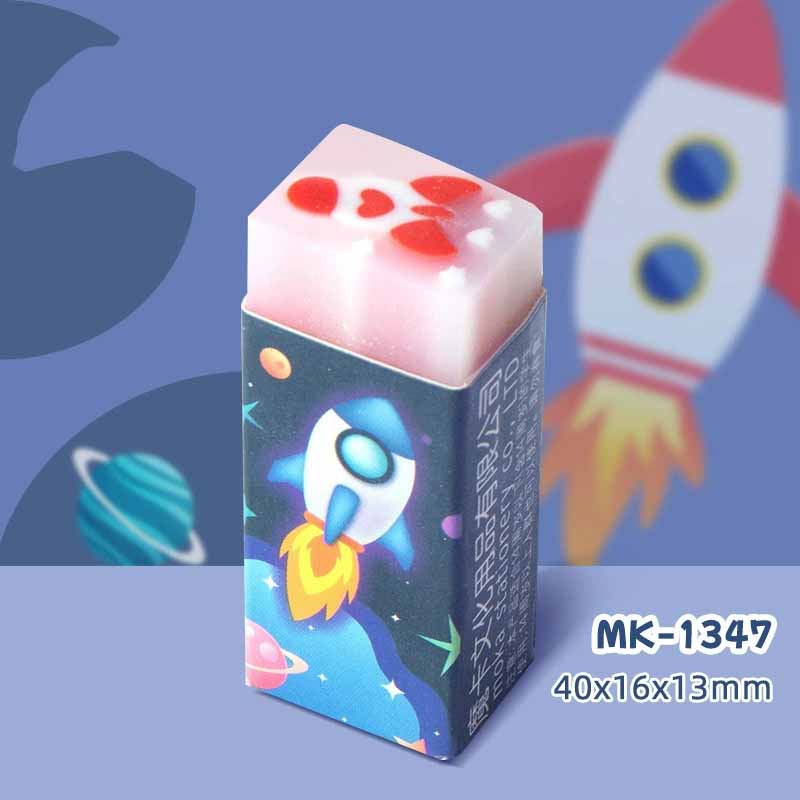 1/4/8 st söta tecknade suddgummin hållbara smörgåssuddgummin ritkul priser och brevpapper skola kontorsmaterial