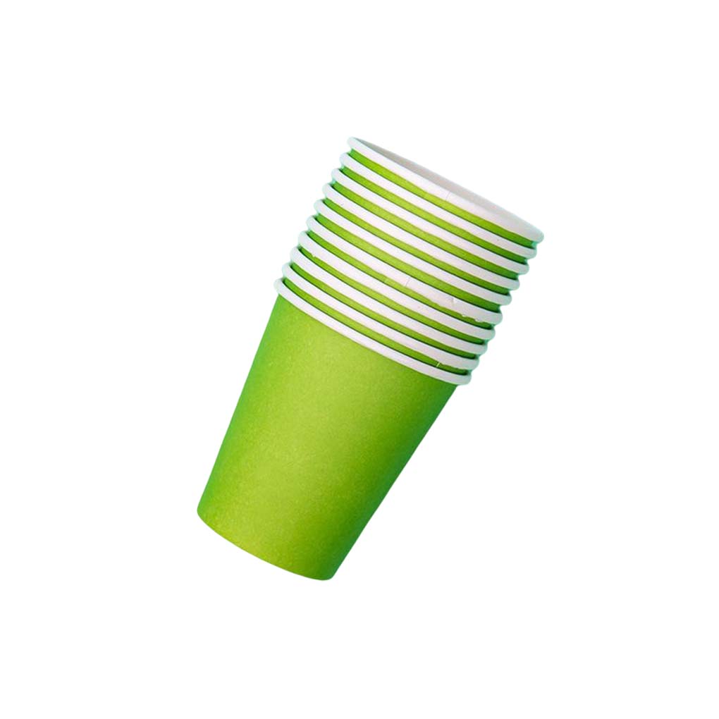 

10 шт. Паперові стаканчики Кольори Дитячий садок Одноразові стаканчики Картини Екологічна зона мистецтва Ручна освіта Гарячі напої