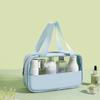 Portable Travel Cosmetic Bag Women Transparent Makeup Bag Large-Capacity Bath Wash Bags Multifunction Waterproof Storage Case