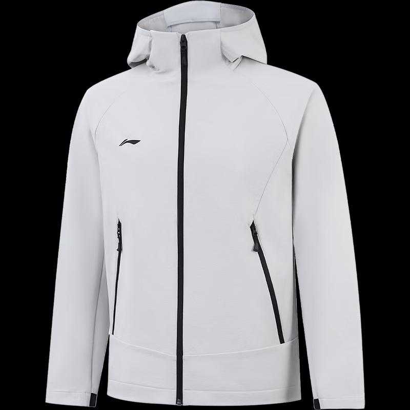 Li-Ning Men's Fashion Hooded Trench Coat DVF91