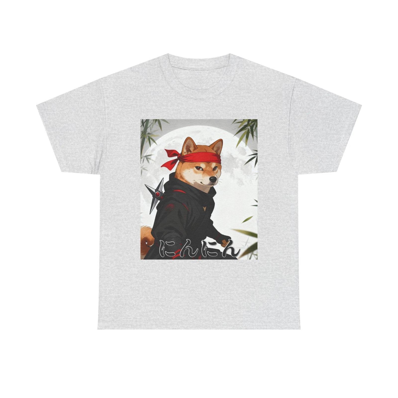 

Japanese Horror Culture T-Shirt - Shiba Inu Dog Motif L