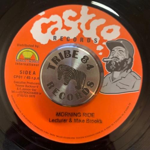 

7inch Record LECTURER MIKE BROOKS Morning Ride CP02 Castro Records UK Reggae Ska Dub Used