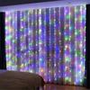 Curtain Garland Led String Lights Festival Christmas Decoration 8 Mode Usb Holiday Light For Bedroom Home Outdoor
