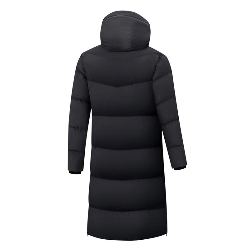Chinese Team Winter Down Jacket Unisex Long Overcoat for Art Exam and Athlete Training