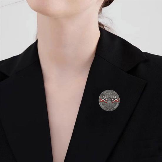 2026 Brooch Commemorating 250th US Anniversary Alloy Enamel Pin with Flag Liberty Bell Butterfly Buckle Suit Lapel