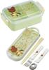 Skater Lunch Single Made in for Girls Kids' Box, Tier, 450ml, Dome-Shaped, Antibacterial, Japan, (The Bears' School)