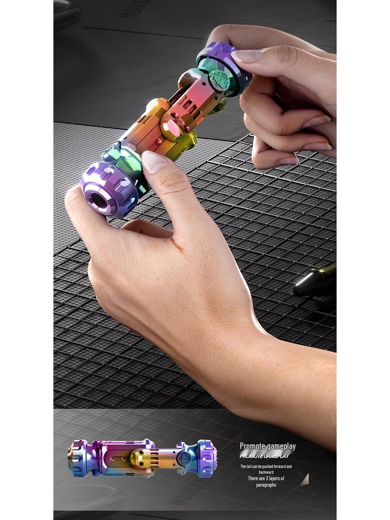 EDC Toy Gun with Mini Metal Bullet Ejector for Decompression