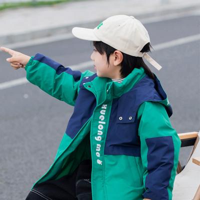 Children's Hardshell Jacket Down Jacket Winter Boys Girls White Duck Down Hooded Coat