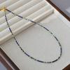 Handmade Tungsten Lapis Lazuli Beaded Necklace for Women Ethnic Style Daily Life Vintage Fashion Jewelry Accessories