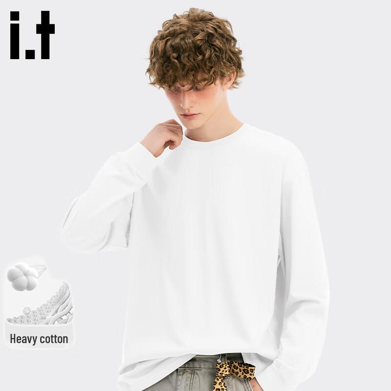 Fingercroxxit Men's Heavyweight Cotton Long-Sleeve T-Shirt