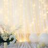 3*3M LED String Lights Christmas Curtain Hanging Lamp Fairy Lights for Wedding Home Garden Bedroom Outdoor Indoor Wall Decor