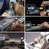 DC 12-24V Lathe Standard Set with Carving Cutter Wood Lathe Mini Woodwork DIY Lathe Beads Machine