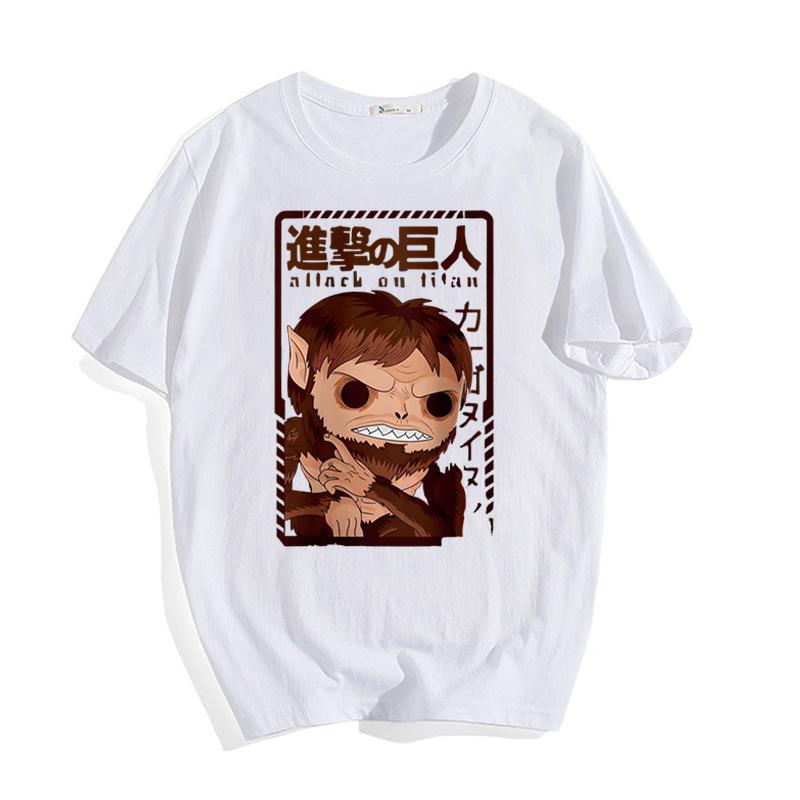 Anime Attack On Titan Peripheral New Sports Top Casual Short Sleeve T-Shirt