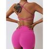 Special Offer Big Sale Beauty Back Exercise Underwear Women's Sexy Push up Sling Vest Fitness Shorts Yoga Clothes Bra Set