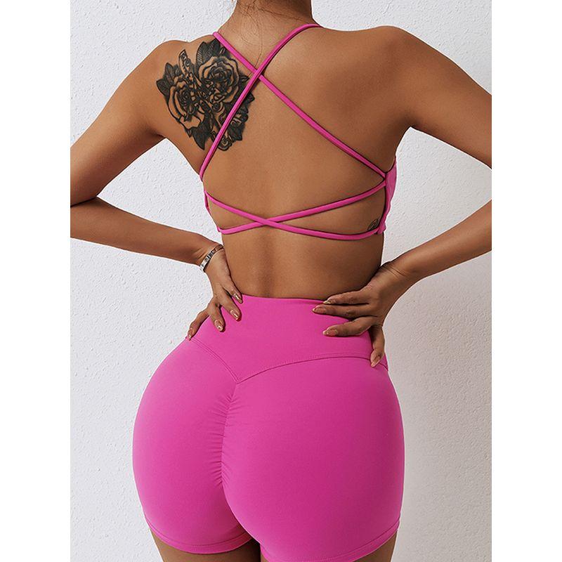 Special Offer Big Sale Beauty Back Exercise Underwear Women's Sexy Push Up Sling Vest Fitness Shorts Yoga Clothes Bra Set