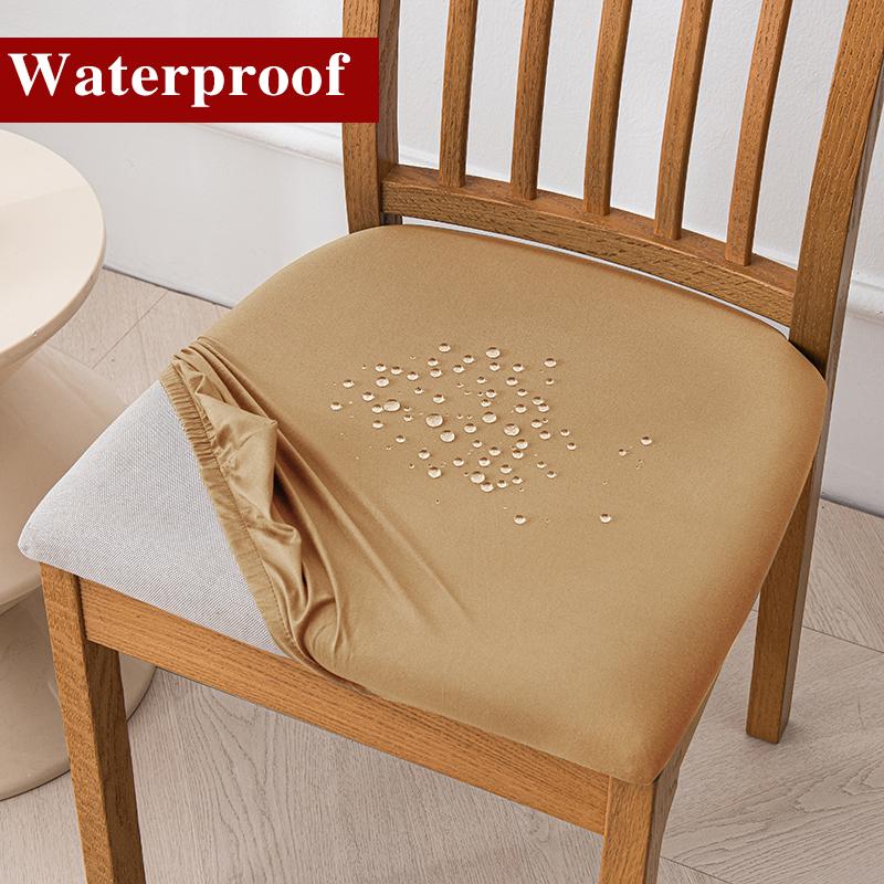 Housse de Siège de Chaise Imperméable pour Salle à Manger Housse de Protection Extensible pour Meubles Housse de Chaise de Salle à Manger pour Cuisine Restaurant Bureau Banquet
