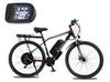 Ebike AKEZ aluminum alloy electric bicycle 21 speed adult electric bicycle 29 inch 48v13AH lithium battery 1000W motor, unisex.