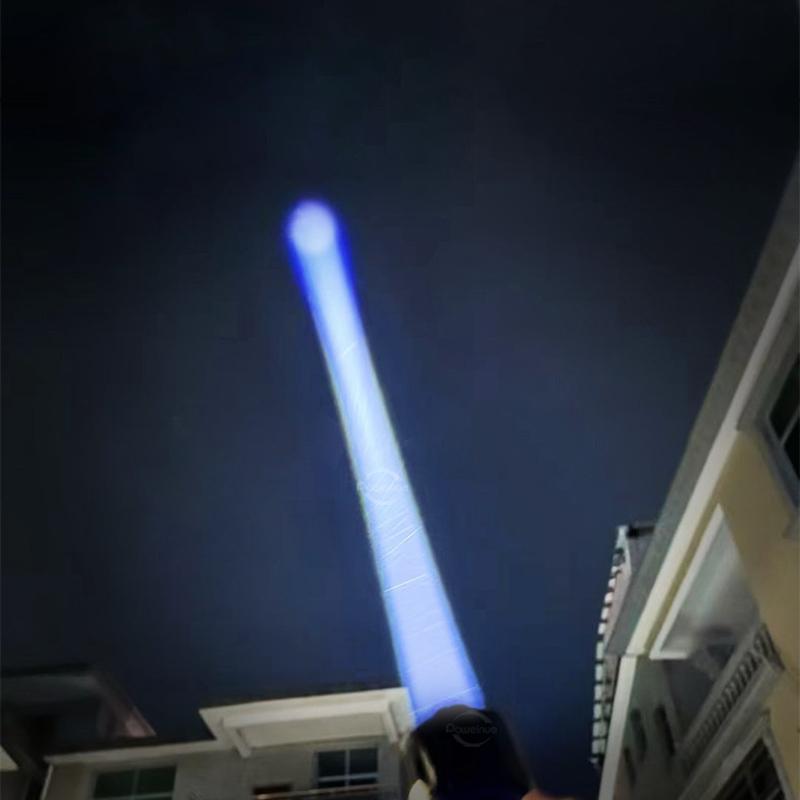 Powerful LED Flashlight Rechargeable Type-c Flashlight High Power Long Range Torch Strong Light Camping Fishing Lantern