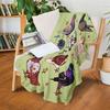 1pc Cozy Pigeon Print Flannel Fleece Throw Blanket - Contemporary Style, All-Season, Lightweight, Soft-Touch, Digital Print, Geo