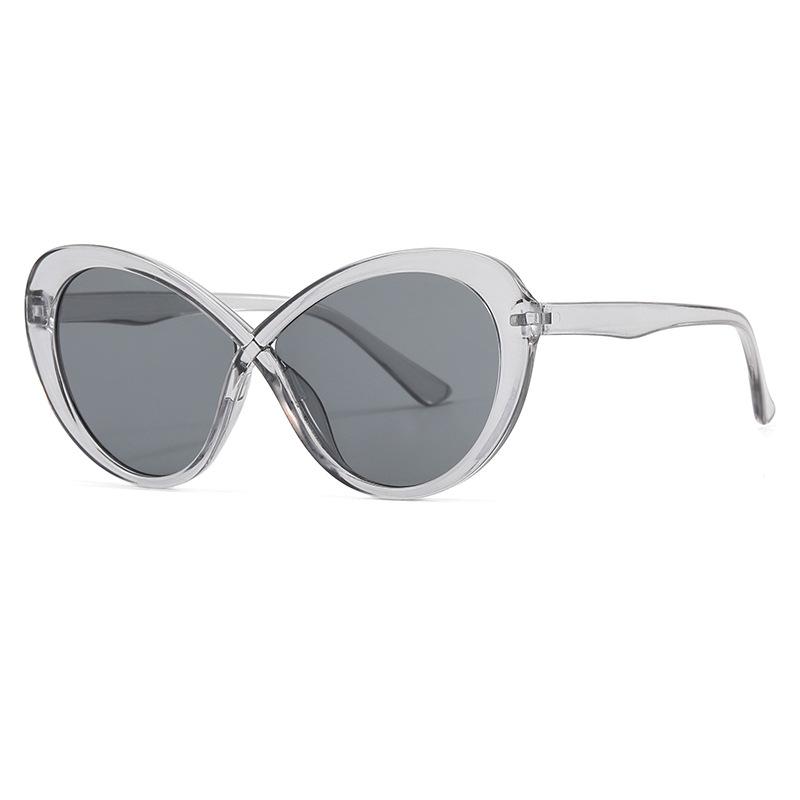 JYL TS Cat Eye Sunglasses Two Tone Style For Men Women B5516A