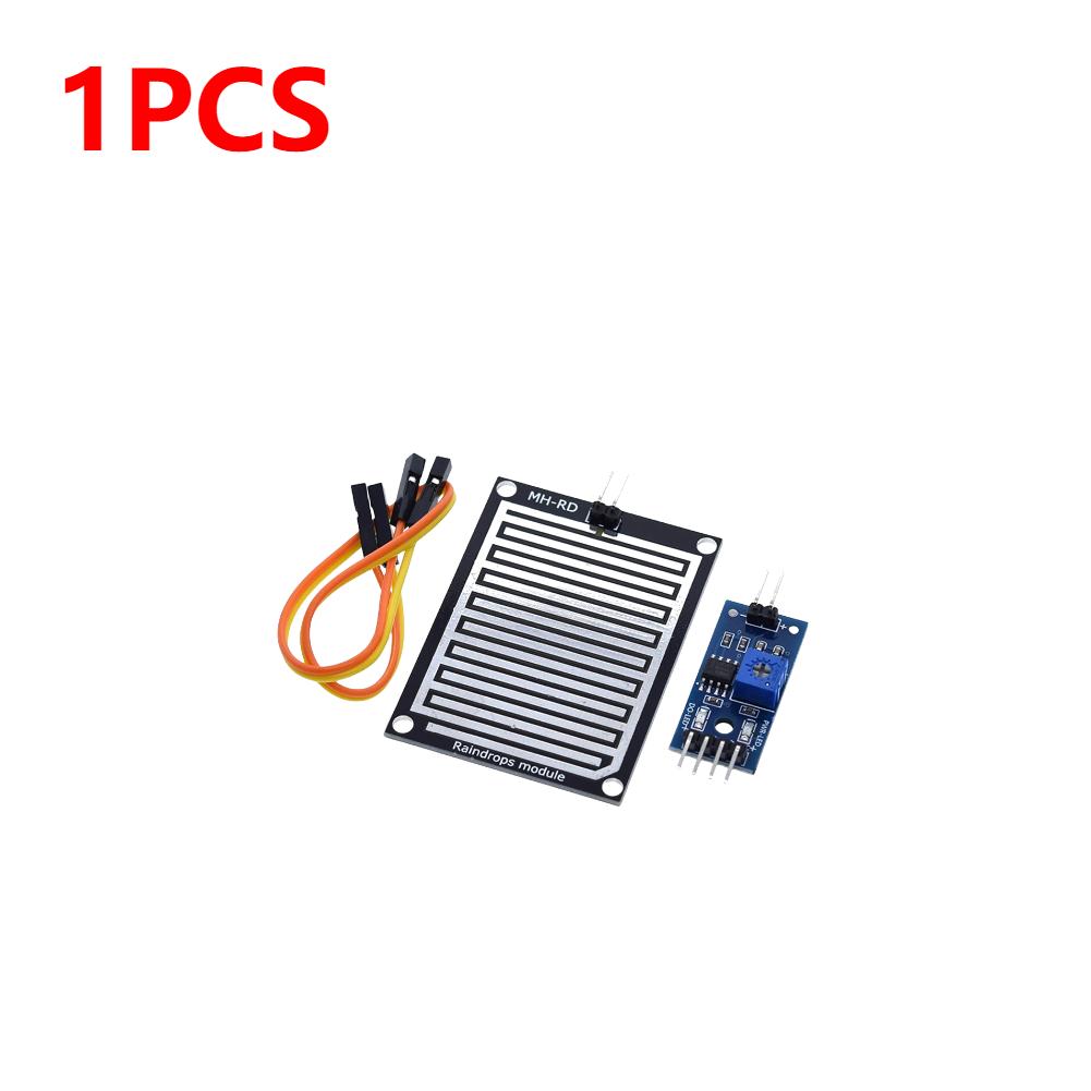 

1-5PCS Snow Raindrops Detection Sensor Module 3.3V-5V Rain Weather Module Humidity For Arduino Relay Module Rain Water Sensor 1 PCS