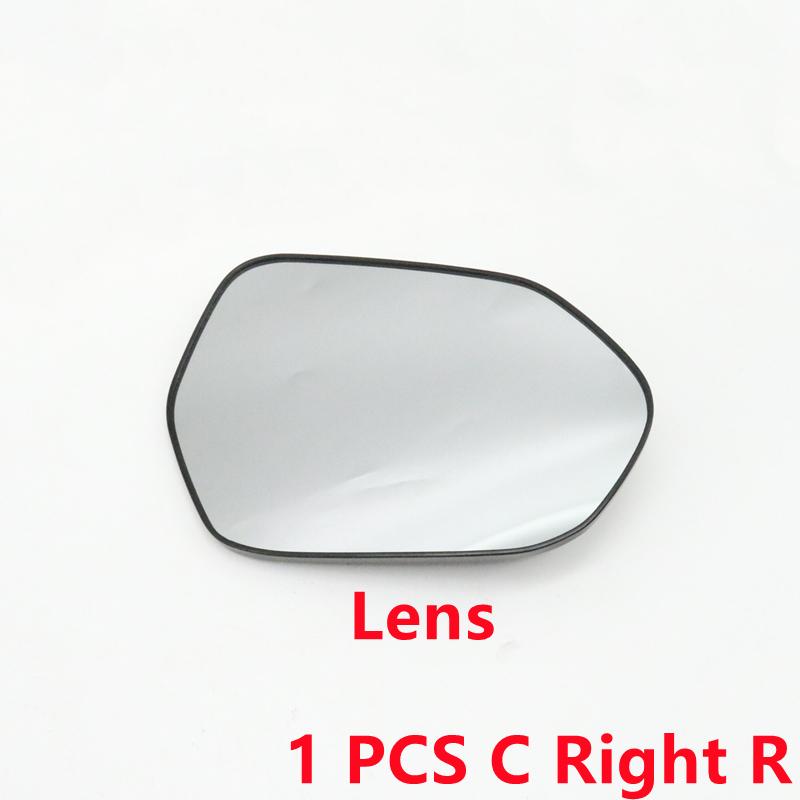 Pro Toyota Corolla Altis -2022 Skleněná čočka zpětného zrcátka Boční Zadní Pohled Rám Skořepina Spodní